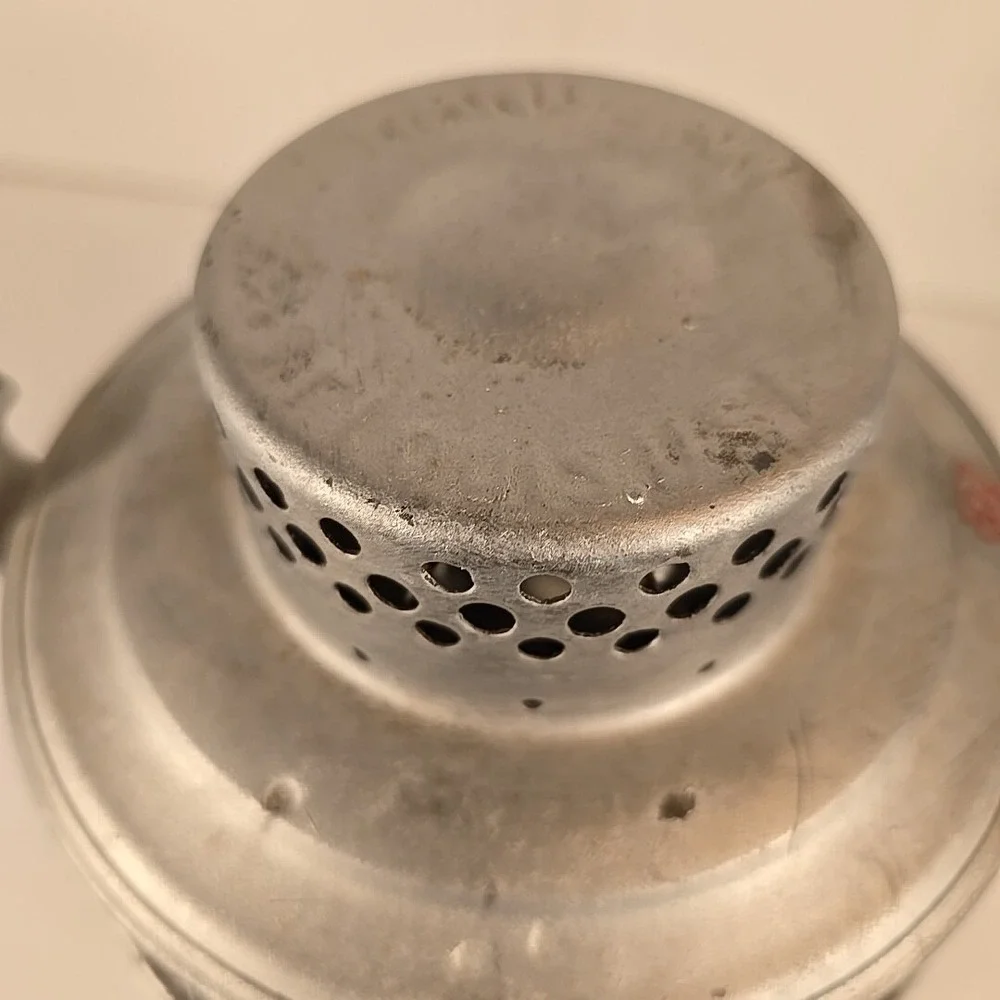 Vintage St Louis Central Railroad Oil Lamp stamped Handlan, St. Louis